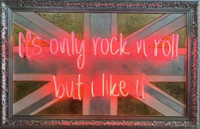 Its Only Rock & Roll - Original - Framed