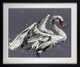 John The Swan - Artist Proof Black Framed