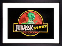 Jurassic Story - Black Framed