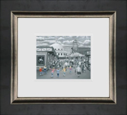 Just Like The Spanish City To Me - Paper - Black Framed