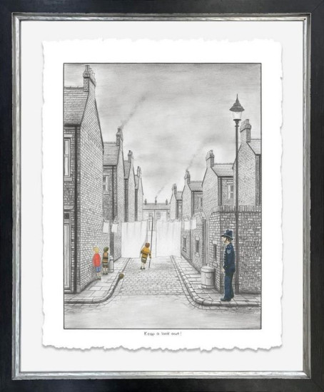 Keep A Look Out! - Deluxe Sketch - Framed