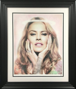 Kylie Minogue (Colour) - Black Framed