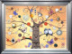 Lace Tree - XL - Silver-Blue Framed