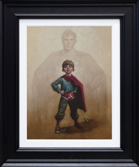 Lad Of Steel - Canvas - Black Framed