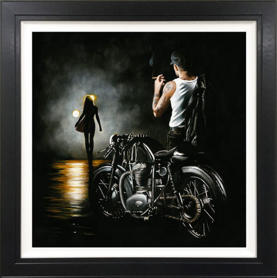 Leave The Motor Running - Original - Black Framed