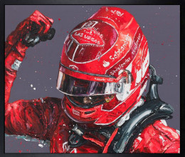 Leclerc Vegas II - Canvas - Black Framed