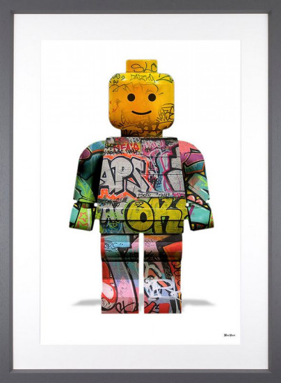 Lego Man Street - White Background