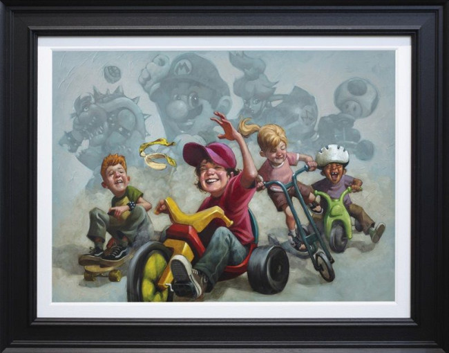 Let's A Go - Deluxe Canvas - Black Framed