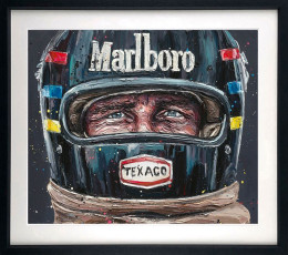 Let's Race - Artist Proof Black Framed