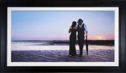 Lets Take The Long Way Home - Canvas - Black Framed