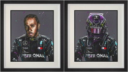 Lewis - Seven Time World Champion - Lenticular - Framed