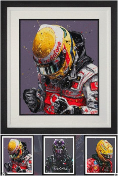 Lewis - Triple Flip - 3D Lenticular - Framed
