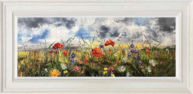 Life Through The Fields - Original - Framed Life Through The Fields - Original - Framed