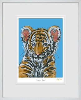 Little Roar - White Framed