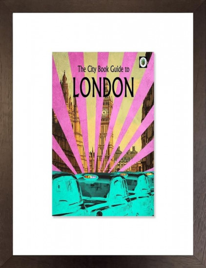 London - The City Guide (3D Book Cover) - Limited Edition - Framed London - The City Guide (3D Book Cover) - Limited Edition - Framed