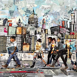 London Walk II (Square) - Limited Edition - Print only