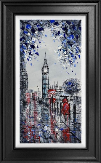 Londons Haze - Original - Framed Londons Haze - Original - Framed