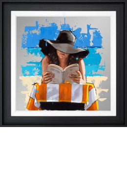 Lost In Fiction - Embellished Aluminium - Black Framed