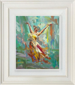 Lost In The Moment - Miniature - Cream Framed