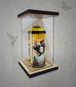 Lotus - The Spraycan Series (LED Lit Spraycan) - Sculpture