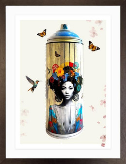 Lotus Urban Can - Paper Edition - Framed