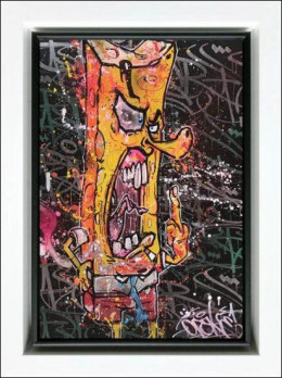 Mad Sponge - Original - White Framed