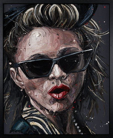 Madonna - Canvas - Black Framed