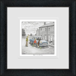Make It Nice And Shiny - Sketch - Framed