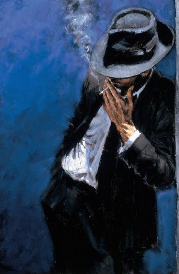 Man In Black Suit - Canvas (LPEZ876)