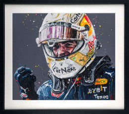 Max Verstappen '22 - Artist Proof Black Framed