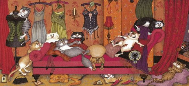 Mewlin Rouge - Mounted