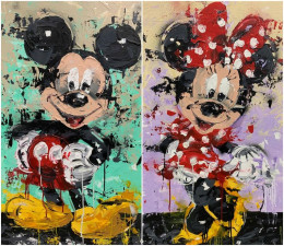Mickey & Minnie (Pair) Limited Editions - Board Only