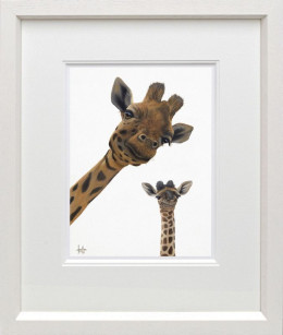 Mini Me - Paper - White Framed