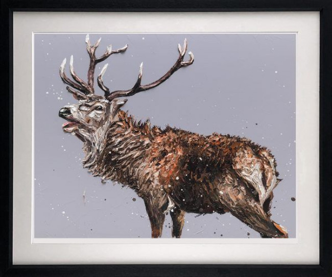 Monarch Of The Glen - Black Framed