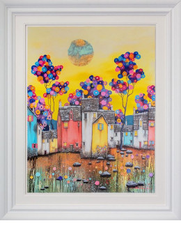 Moonglow - White Framed
