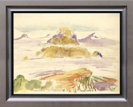 Mountains In The Clouds - Canvas - Framed