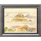 Mountains In The Clouds - Canvas - Framed