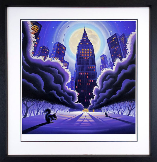 New York City Hearts - Black Framed