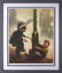 Nooooo !! (Dark Lord & Luke Skywalker) - Framed