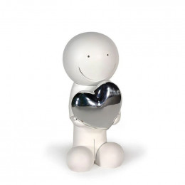 One Love (White And Silver) - Sculpture