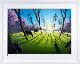 Our Spring Has Finally Sprung - Artist Proof White Framed