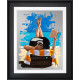 Out Of Office - Embellished Aluminium - Black Framed