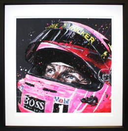 Pink For Papa - Black Framed