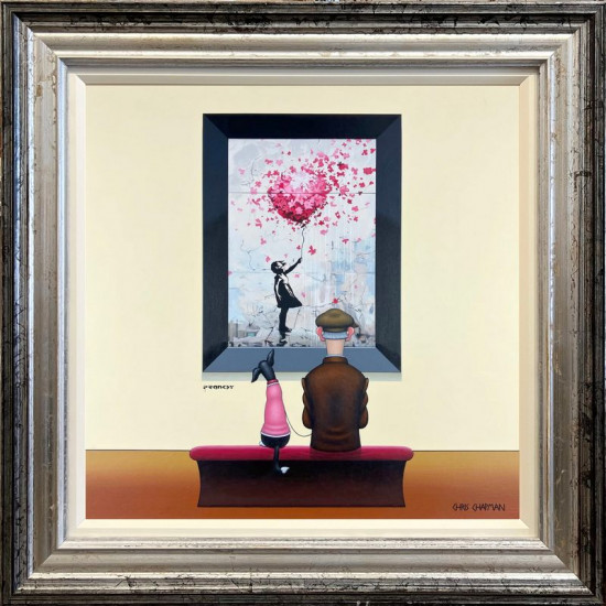 Pranksy - Pink - Limited Edition - Framed Pranksy - Pink - Limited Edition - Framed