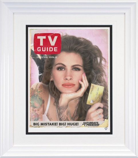Pretty Woman - Small - TV Guide Special - White Framed