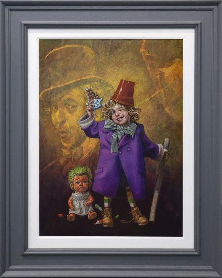 Pure Imagination - Canvas - Grey Framed