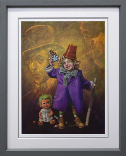 Pure Imagination - Paper - Grey Framed