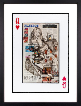 Queen Of Hearts - Black Framed