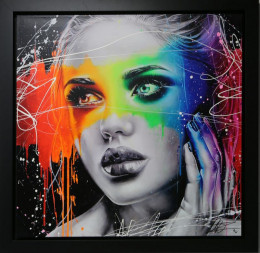 Rainbow In The Dark - Limited Edition - Black Framed - Framed Box Canvas