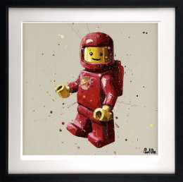 Red Lego - Black Framed